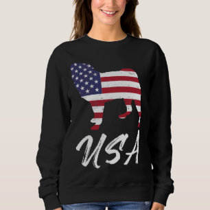 Camiseta American Pug USA Flag TShirt para Pug Lovers Essen