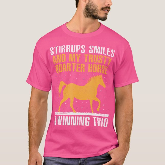 Camiseta American Quarter Horse Owner Horse Riding Horses R (Frente)
