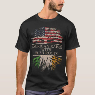 Camiseta American Raised with Irish Roots