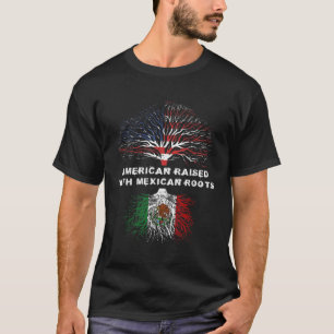 Camiseta American Raising com bandeira mexicana USA