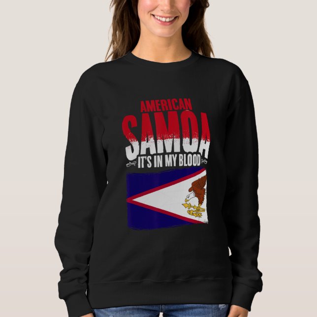 Camiseta American Samoa In My Blood Samoa Pride Roots Ameri (Frente)