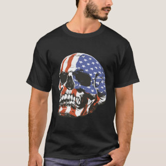 Camiseta american skull