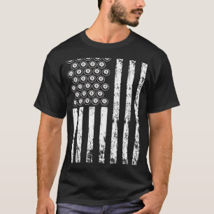 Camiseta American Sports Billiards Flag Athletic Piscina Ga