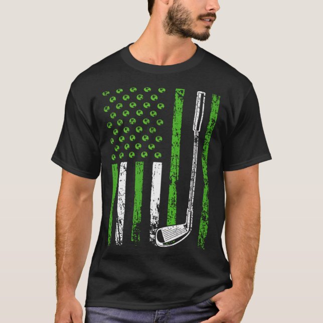 Camiseta American Sports Nature Flag Athletic Golf Club Ear (Frente)