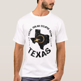 Camiseta American Total Solar Eclipse Texas 2024 Retro Stat