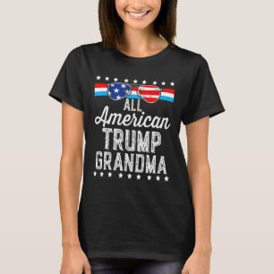 Camiseta American Trump Grandma American Flag Sungs Trump