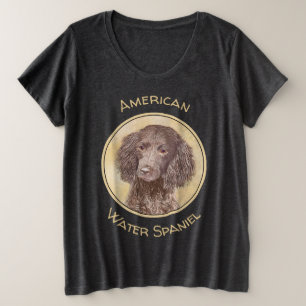 Camiseta American Water Spaniel Painting - Arte Original de