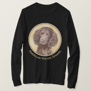 Camiseta American Water Spaniel Painting - Arte Original de