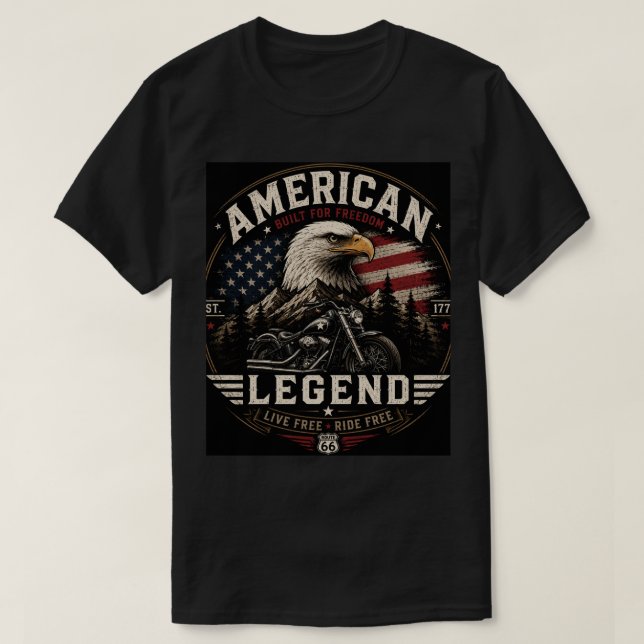 Camiseta americana  (Frente do Design)