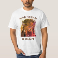 Camiseta Americana Bison Buffalo