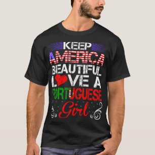 Camiseta Americana Bonita Adorinha Dona Portuguesa