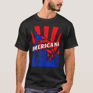 Camiseta Americana, Cidade, Bandeira, BJJ, Jiu-Jitsu, MMA,