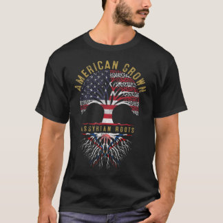 Camiseta Americana Cultivou A Família De Bandeiras Da Árvor