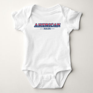 Camiseta Americana Feita, Orgulhosa, Patriótica