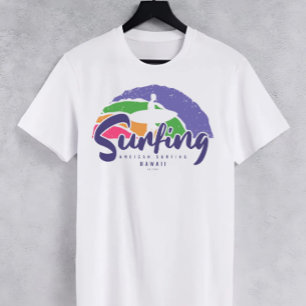 Camiseta Americana Surfing no Havaí