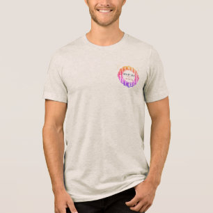 Camiseta Americana Vintage Insígnia Patriótica 4 de Julho