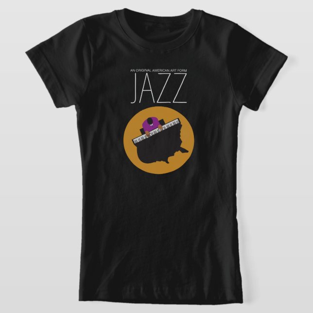 Camiseta AmericanJazz Girls Black Tee (Postura )