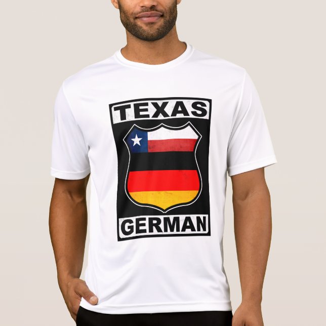 Camiseta Americano alemão de Texas (Frente)