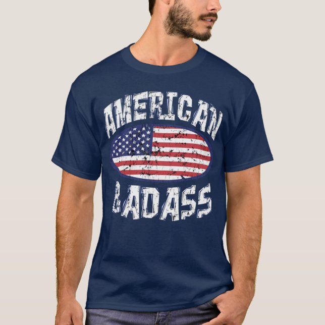 Camiseta Americano Badass (Frente)