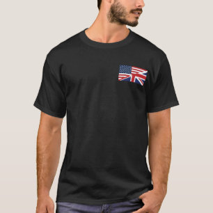 Camiseta Americano - bandeira combinada Ingleses