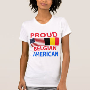 Camiseta Americano belga orgulhoso