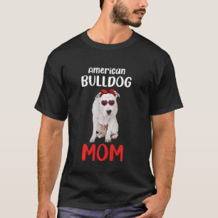 Camiseta Americano Buldogue Mãe Mama Bully Dog Proprietária