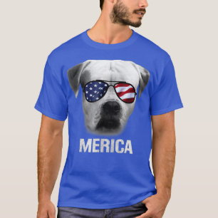 Camiseta Americano Buldogue Merica - Patriota Patriótico