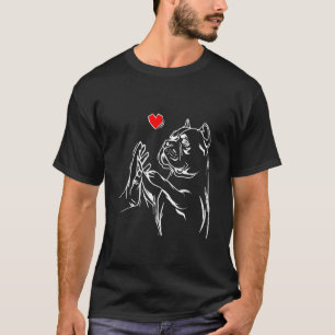 Camiseta Americano Bully Amor Divertido Cachorro Pitbull Mã
