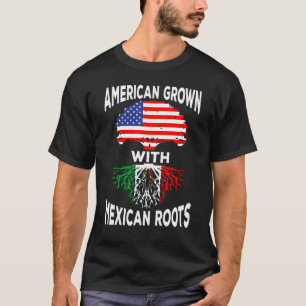 Camiseta Americano com Patrimônio Raízes Mexicano México Fo