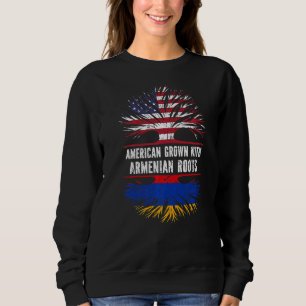 Camiseta Americano cresceu com raízes armênias norte-americ