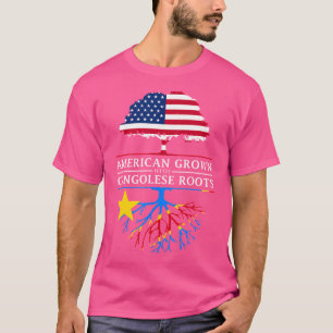 Camiseta Americano Cresceu com Raízes Congolesas - Dr. Cong