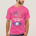 Camiseta Americano cresceu com Raízes do Laos, bandeira dos<br><div class="desc">American Grown with Laotian Roots USA Flag Laos .</div>