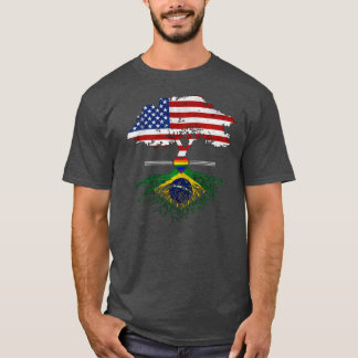 Camiseta Americano cresceu Gay do Coração das Raízes no Bra
