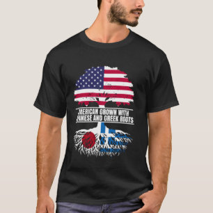 Camiseta Americano crescido com Patrimônio da Bandeira Greg