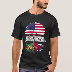 Camiseta Americano crescido com Patrimônio da Bandeira Guia