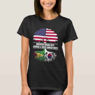 Camiseta Americano crescido com Patrimônio da Bandeira Guya