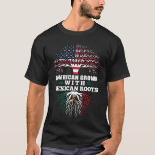 Camiseta Americano crescido com raizes mexicanas