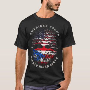 Camiseta Americano cultiva Porto Rico Roots Porto Rico Band