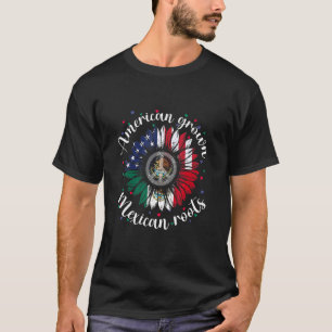 Camiseta Americano Cultivo Mexicano Raízes Cinco De Mayo Su