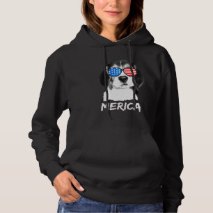 Camiseta Americano do Dia da Independência do Beagle Canino