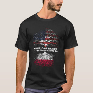 Camiseta Americano Levantado com Polônia de Raízes Polonese