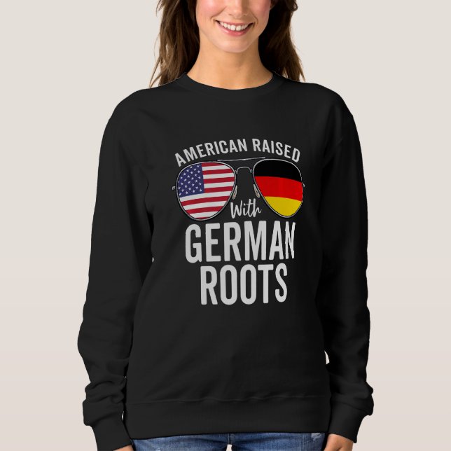 Camiseta Americano Levantado com Raízes Alemãs Norte-Americ (Frente)