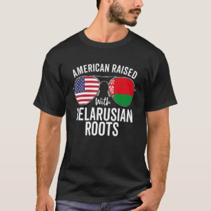 Camiseta Americano Levantado Com Raízes Bielorrussas Na Bie