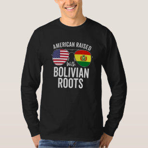 Camiseta Americano Levantado Com Raízes Bolivianas Usa Bolí