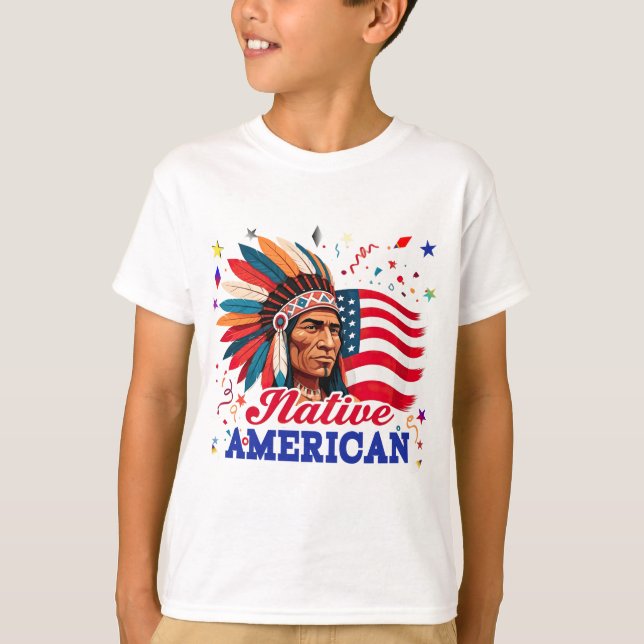 Camiseta Americano nativo (Frente)