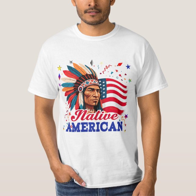 Camiseta Americano nativo (Frente)