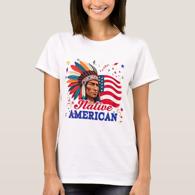 Camiseta Americano nativo (Frente)