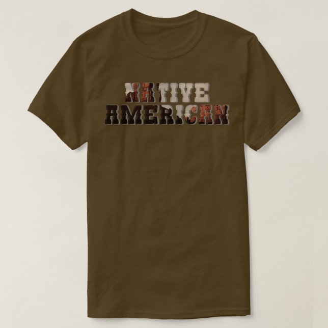 Camiseta Americano nativo (Frente do Design)