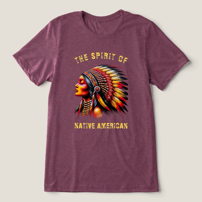 Camiseta Americano nativo (Design frontal)