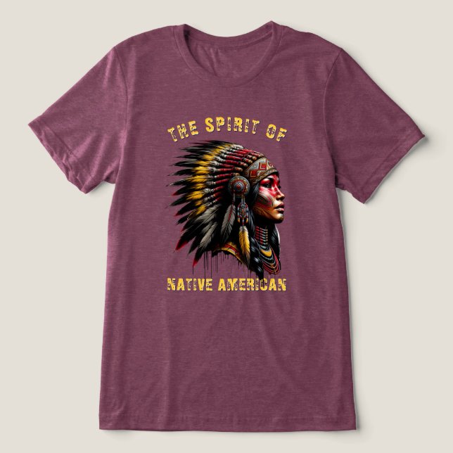 Camiseta Americano nativo (Design frontal)